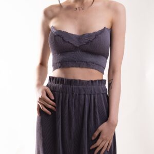 Strapless top
