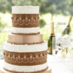 Metallic Pattern Cake