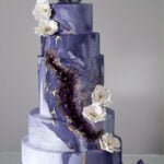 Wedding Cakes For Summer Season - Cracked Geode Cake Idea