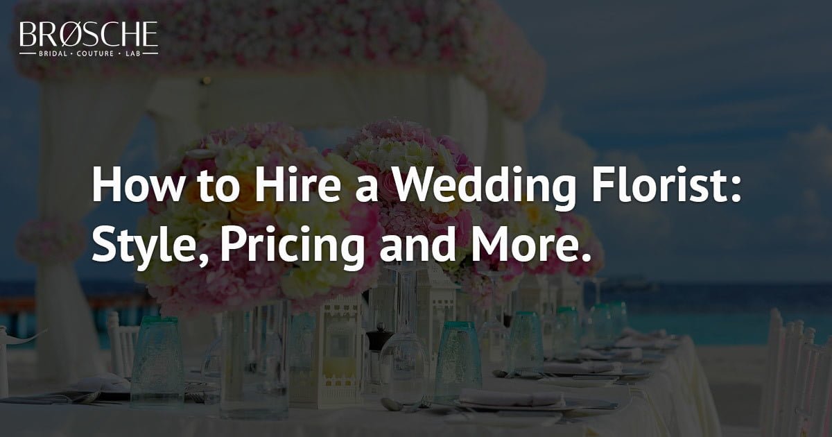 How To Hire A Wedding Florist 3rd Floor Tailors, Toronto ON