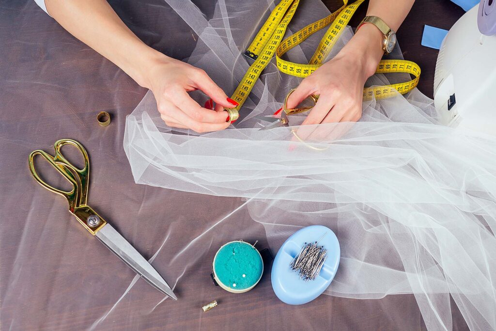 How To Stitch A Wedding Gown